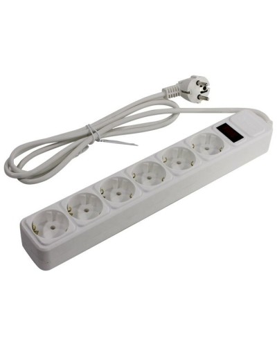SP6W-130. Сетевой фильтр 6 розеток, 3м, белый. 5bites в Новом Уренгое
