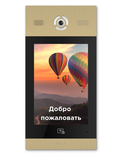 AA-14FB GOLD. Вызывная панель подъездного IP-домофона. BAS-IP в Новом Уренгое