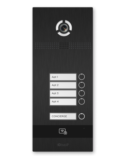 BI-04FB BLACK. Вызывная панель IP-домофона. BAS-IP в Новом Уренгое