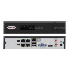 BK0104H2-P4. IP-видеорегистратор 4-канальный. Beward