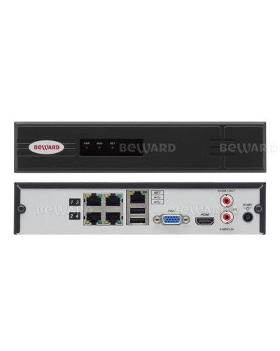 BK0104H2-P4. IP-видеорегистратор 4-канальный. Beward в Новом Уренгое
