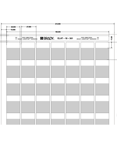ELAT-18-361-2.5 (уп. 2500 шт.): Этикетка в Новом Уренгое