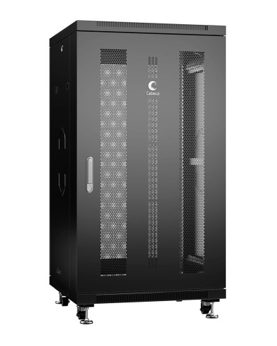 ND-05C-22U60/80-BK (8563c). Шкаф телекоммуникационный 19 напольный 22U. CABEUS в Новом Уренгое