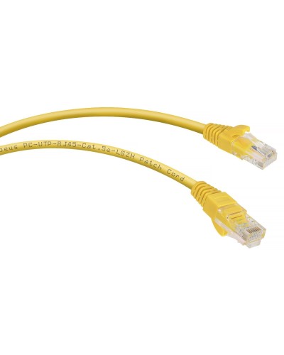 PC-UTP-RJ45-Cat.5e-2m-YL-LSZH (9499c), желтый. Патч-корд медный. CABEUS в Новом Уренгое