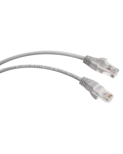 PC-UTP-RJ45-Cat.6-0.5m (7266c), серый. Патч-корд медный. CABEUS в Новом Уренгое