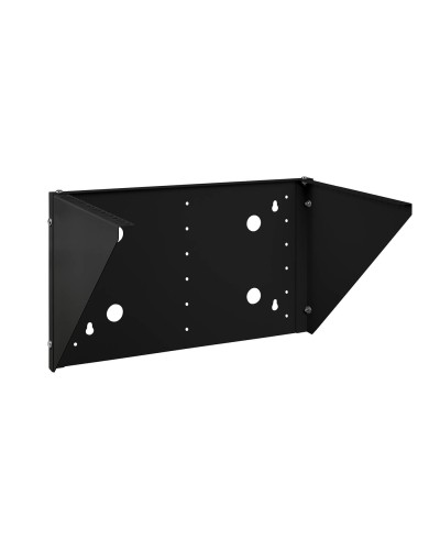 NC-6U-V-BK (12027c). Кронштейн настенный вертикальный 19 6U, цвет черный. CABEUS в Новом Уренгое