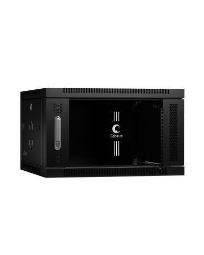 SH-05F-6U60/35-BK (8608c). Шкаф телекоммуникационный 19 настенный 6U. CABEUS в Новом Уренгое