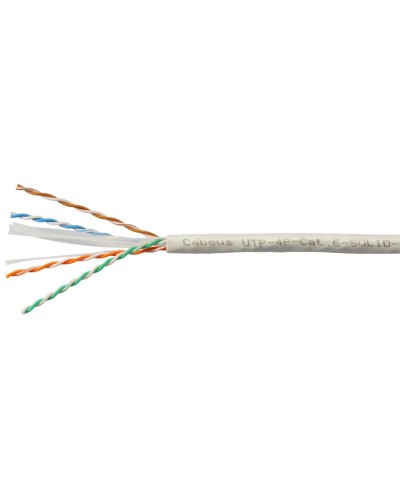 UTP-4P-Cat.6-SOLID-LSZH-WH (11871c-5). Кабель «витая пара» (LAN) для структурированных систем связи. CABEUS в Новом Уренгое