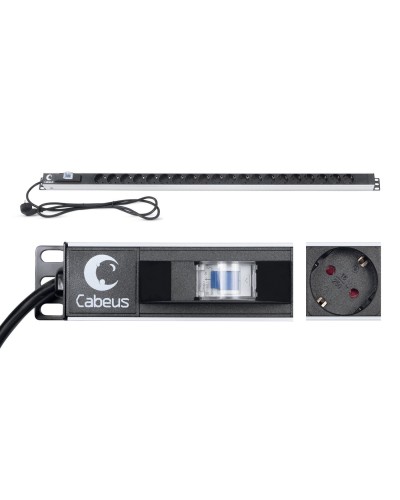PDU-16-20S-B (9551c). Блок розеток. CABEUS в Новом Уренгое