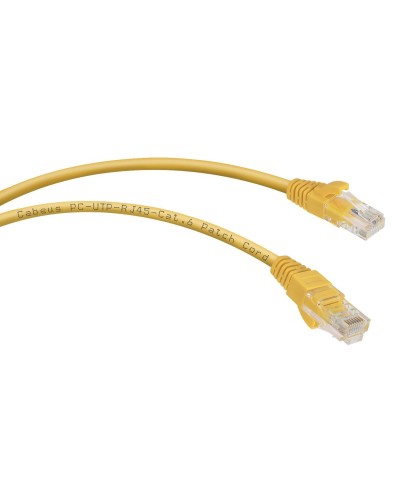PC-UTP-RJ45-Cat.6-3m-YL (8708c), желтый. Патч-корд медный. CABEUS в Новом Уренгое