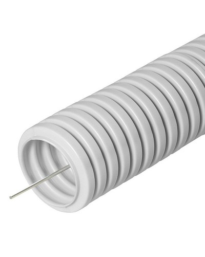 FCPL-20-PVC-100-1-GY (11228c): Труба гофрированная гибкая, лёгкая с протяжкой в Новом Уренгое