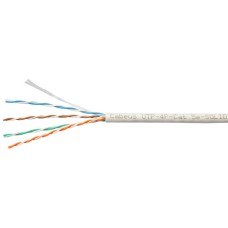 UTP-4P-Cat.5e-SOLID-GY-100 (7171c-5). Кабель «витая пара» (LAN) для структурированных систем связи. CABEUS