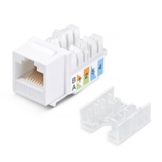 KJ-RJ45-Cat.5e-90-SW (10100c): Вставка Keystone Jack RJ-46