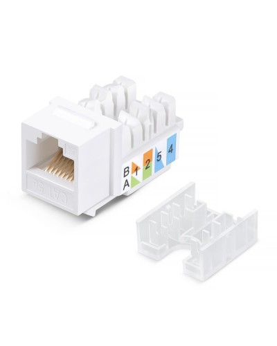 KJ-RJ45-Cat.5e-90-SW (10100c): Вставка Keystone Jack RJ-46 в Новом Уренгое