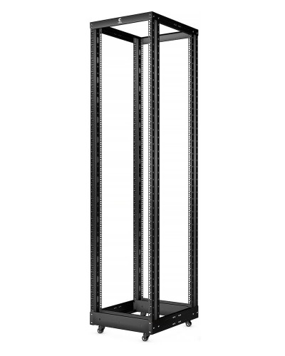 RA-45U-1000-BK (10161c). Открытая стойка 19, 45U, двухрамная, усиленная, цвет черный. CABEUS в Новом Уренгое
