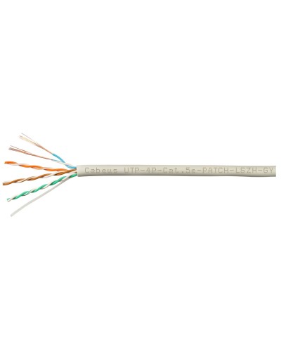 UTP-4P-Cat.5e-SOLID-GY-LIGHT (9995c). Кабель «витая пара» (LAN) для структурированных систем связи. CABEUS в Новом Уренгое