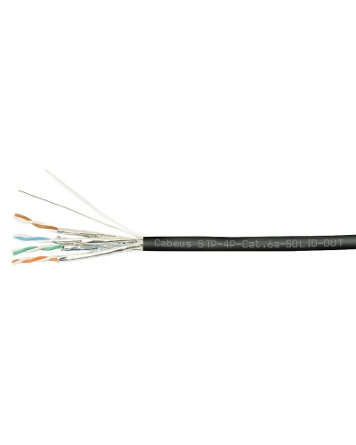 STP-4P-Cat.6a-SOLID-OUT-LSZH-UV (7198c). Кабель «витая пара» (LAN) для структурированных систем связи. CABEUS в Новом Уренгое