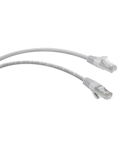 PC-SSTP-RJ45-Cat.6a-1m-LSZH (7901c), серый. Патч-корд медный. CABEUS в Новом Уренгое