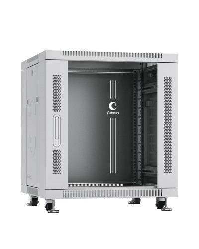 SH-05C-12U60/60 (7645c). Шкаф телекоммуникационный 19 напольный 12U. CABEUS в Новом Уренгое