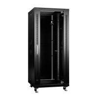 SH-05C-27U60/80-BK (8573c). Шкаф телекоммуникационный 19 напольный 27U. CABEUS