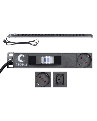 PDU-16-10S-10C13-B (9552c). Блок розеток. CABEUS в Новом Уренгое