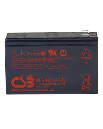 CSB UPS 123606. Аккумулятор герметичный свинцово-кислотный. CSB в Новом Уренгое