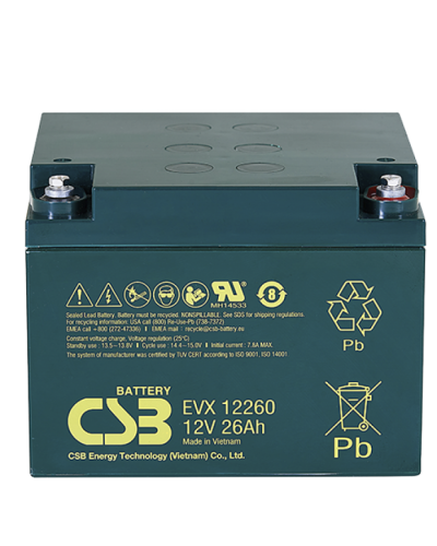 CSB EVX 12260. Аккумулятор герметичный свинцово-кислотный. CSB в Новом Уренгое
