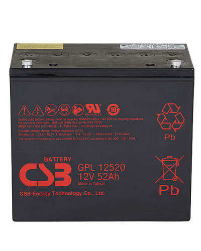 CSB GPL 12520. Аккумулятор герметичный свинцово-кислотный. CSB в Новом Уренгое
