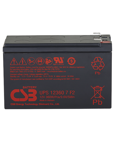 CSB UPS 123607. Аккумулятор герметичный свинцово-кислотный. CSB в Новом Уренгое
