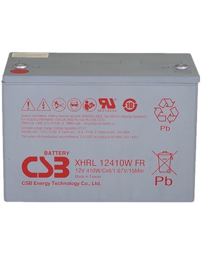 CSB XHRL 12410W FR. Аккумулятор герметичный свинцово-кислотный. CSB в Новом Уренгое