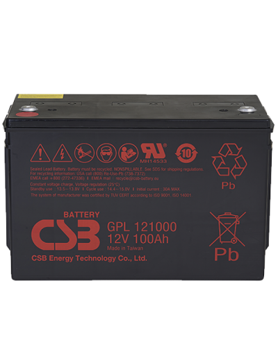 CSB GPL 121000. Аккумулятор герметичный свинцово-кислотный. CSB в Новом Уренгое