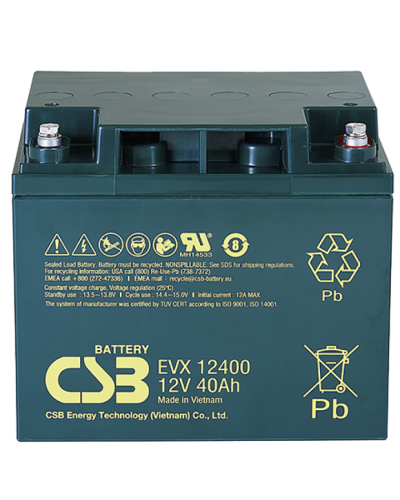 CSB EVX 12400. Аккумулятор герметичный свинцово-кислотный. CSB в Новом Уренгое