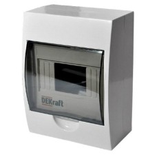 ЩРН-П-6 IP41 настенный (31009DEK). Щиток модульный с прозрачной дверцей. DEKraft