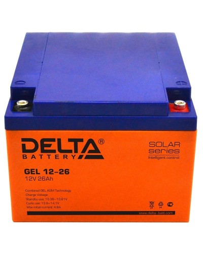 Delta GEL 12-26. Аккумулятор герметичный свинцово-кислотный. Delta в Новом Уренгое