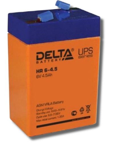 Delta HR 6-4.5. Аккумулятор герметичный свинцово-кислотный. Delta в Новом Уренгое
