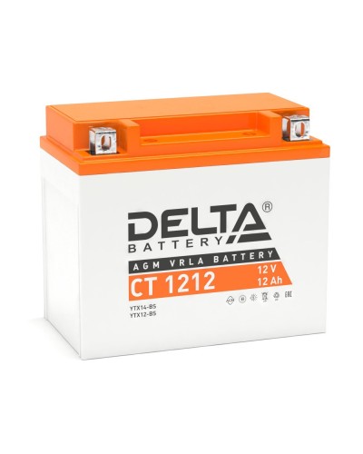 Delta CT 1212. Аккумулятор герметичный свинцово-кислотный стартерный. Delta в Новом Уренгое
