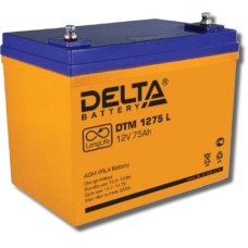 Delta DTM 1275 L. Аккумулятор герметичный свинцово-кислотный. Delta