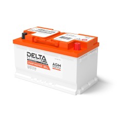 Delta START MASTER AGM 1280 (80 Ah). Аккумулятор автомобильный герметичный свинцово-кислотный. Delta