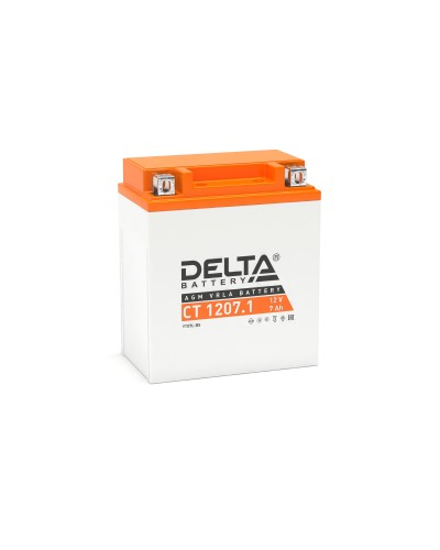 Delta CT 1207.1. Аккумулятор герметичный свинцово-кислотный стартерный. Delta в Новом Уренгое
