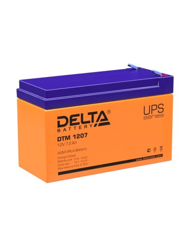 Delta DTM 1207. Аккумулятор герметичный свинцово-кислотный. Delta в Новом Уренгое