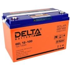 Delta GEL 12-100. Аккумулятор герметичный свинцово-кислотный. Delta