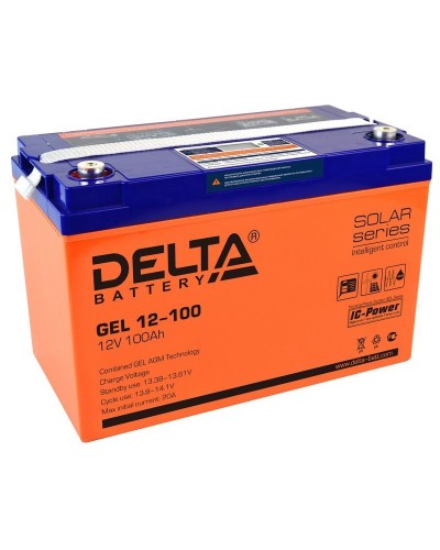 Delta GEL 12-100. Аккумулятор герметичный свинцово-кислотный. Delta в Новом Уренгое