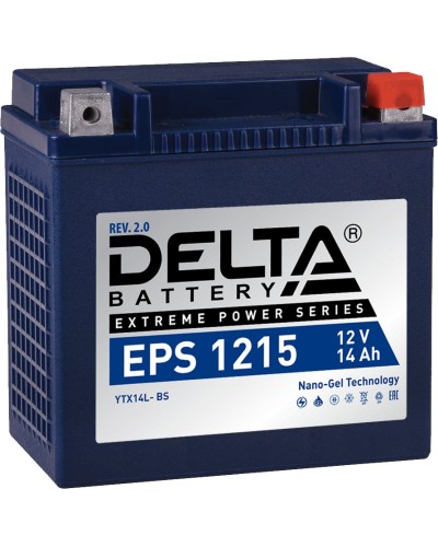 Delta EPS 1215. Аккумулятор герметичный свинцово-кислотный стартерный. Delta в Новом Уренгое