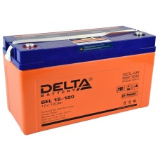 Delta GEL 12-120. Аккумулятор герметичный свинцово-кислотный. Delta