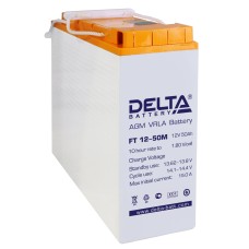 Delta FT 12-50 M. Аккумулятор герметичный свинцово-кислотный. Delta