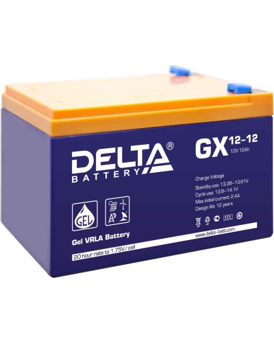 Delta GX 12-12. Аккумулятор герметичный свинцово-кислотный. Delta в Новом Уренгое