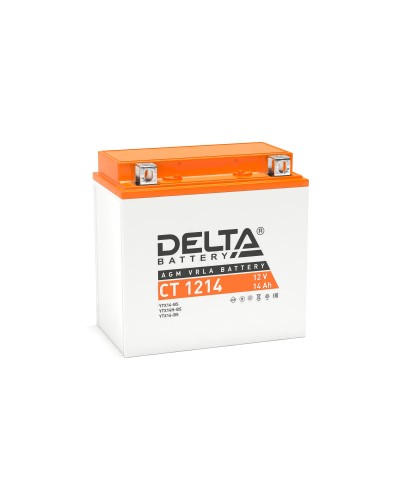 Delta CT 1214. Аккумулятор герметичный свинцово-кислотный стартерный. Delta в Новом Уренгое