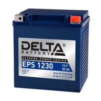 Delta EPS 1230. Аккумулятор герметичный свинцово-кислотный стартерный. Delta