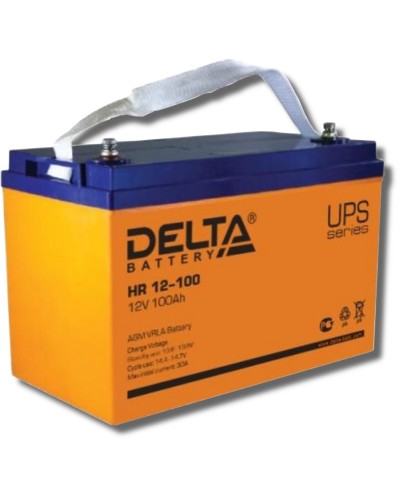 Delta HR 12-100. Аккумулятор герметичный свинцово-кислотный. Delta в Новом Уренгое
