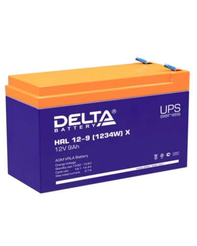 Delta HRL 12-9 X (1234W). Аккумулятор герметичный свинцово-кислотный. Delta в Новом Уренгое